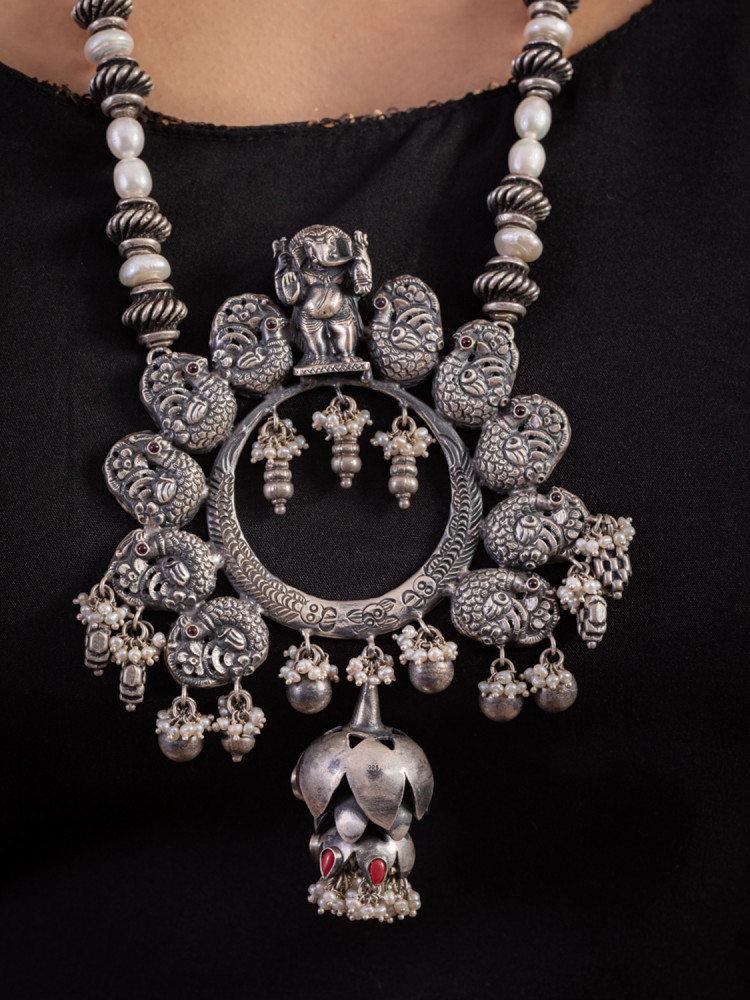 GANESH LOTUS NECKLACE