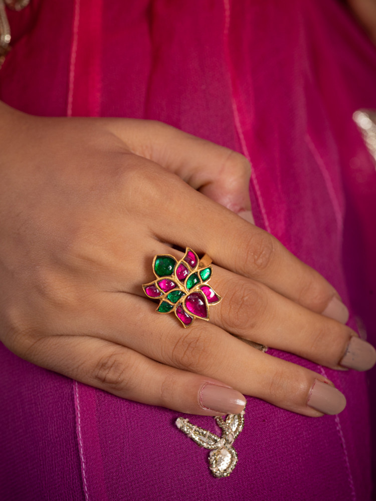 RADIANT LOTUS RING